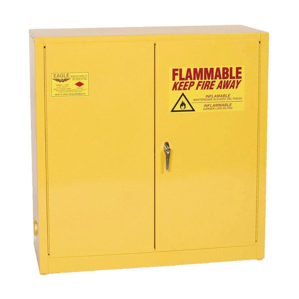 Flammable Safety Cabinet, closed